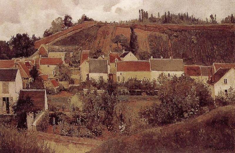 Camille Pissarro Roche Gain Plaza Norge oil painting art